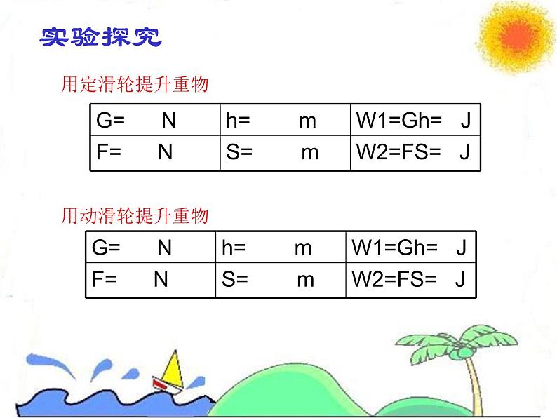 北师大版八下物理 9.5探究 使用机械是否省功 课件07