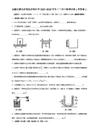 安徽省合肥市庐阳中学2021-2022学年八年级下学期期中物理试卷(word版含答案)