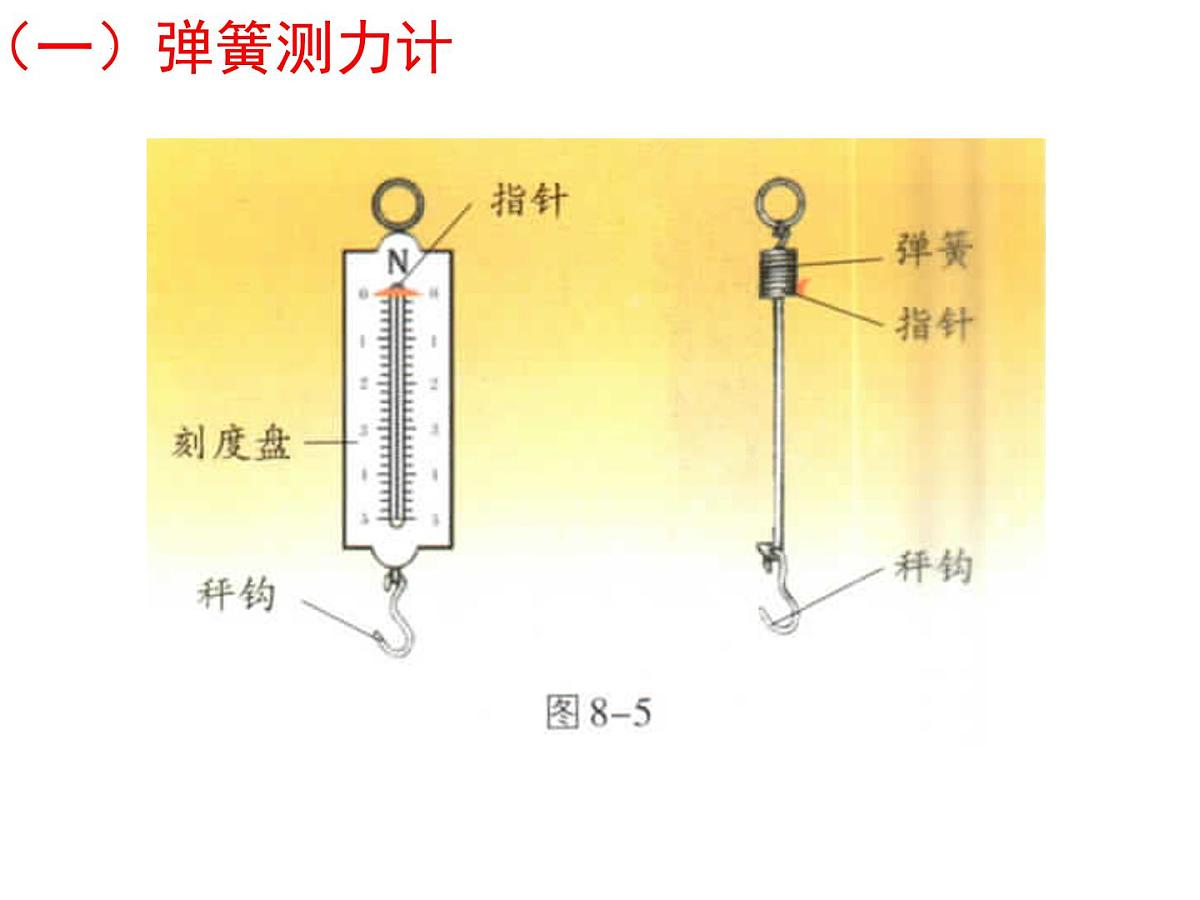 2022年中考物理二轮力学专题复习（弹簧测力计）课件PPT第3页