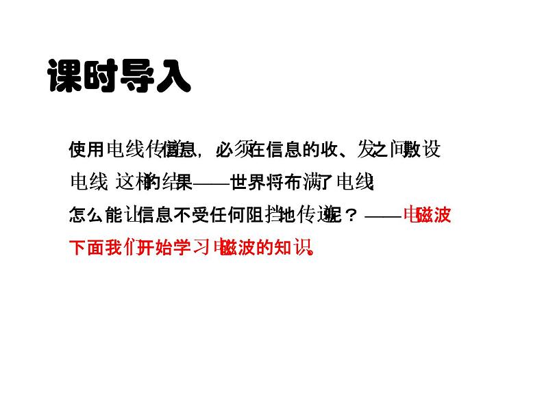 教科版九年级下册物理课件 10.1神奇的电磁波 课件03