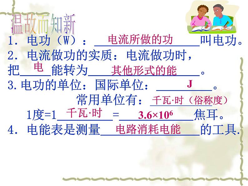 苏科版九年级下册物理 15.2电功率 课件02