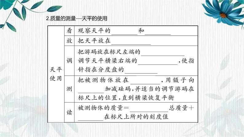 人教版 中考复习课件：《第六章 质量和密度》ppt课件第4页