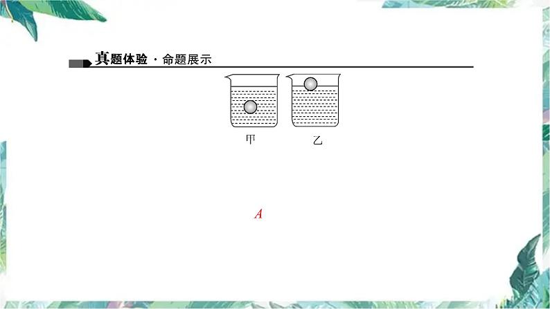 中考复习第十讲浮力 优质课件第7页