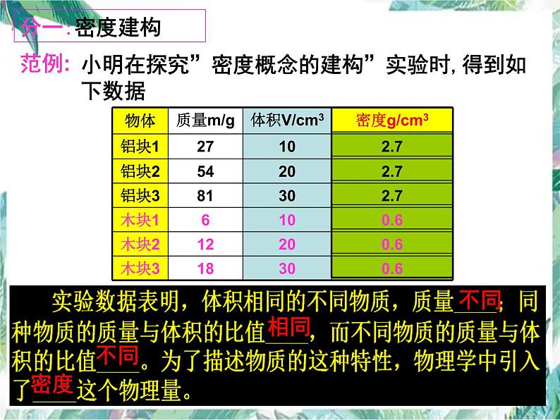 中考复习《质量与密度》课件PPT第3页