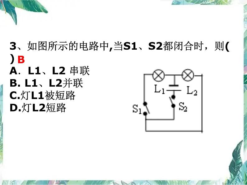 中考物理复习 电流 电路 电压 优质复习课件第3页