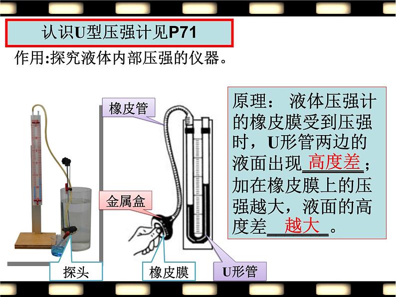 粤沪版八下物理 8.2 研究液体的压强 课件05