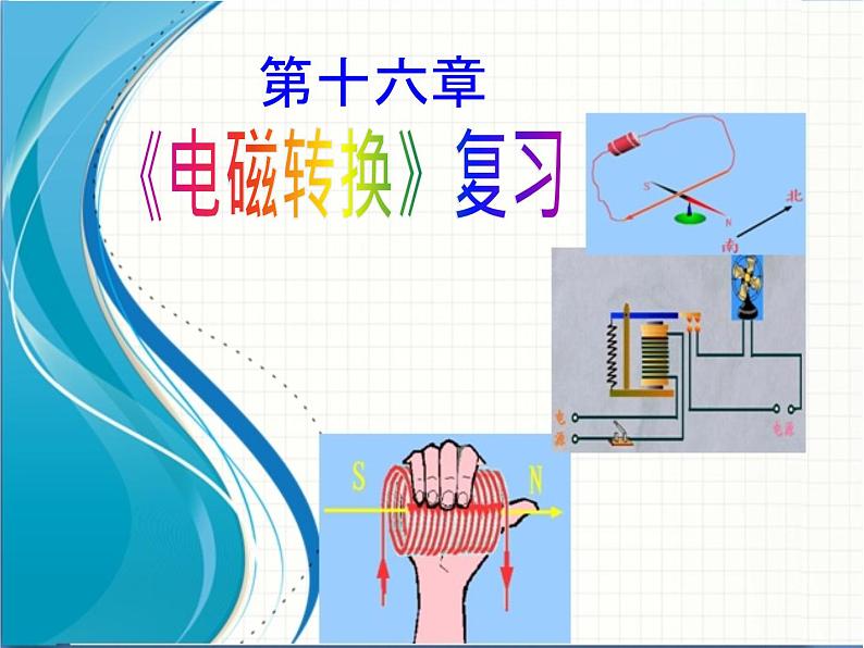 苏科版九下物理 16.5电磁感应 发电机 课件01