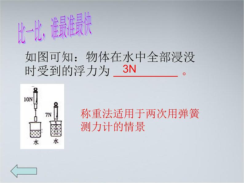 北师大版八下物理 第8章 浮力计算专题复习 课件03