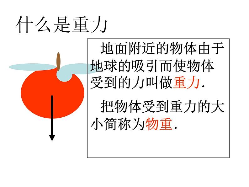 教科版八下物理  7.4 重力 课件06