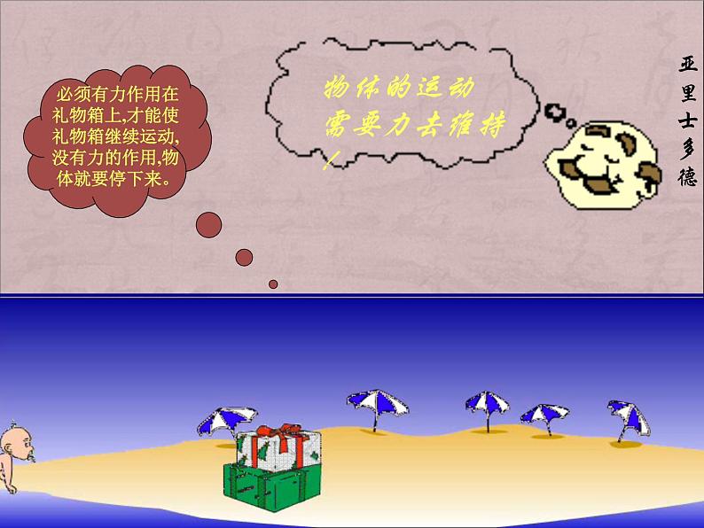 粤教版八年级下册物理  7.3 探究物体不受力时怎样运动 课件02