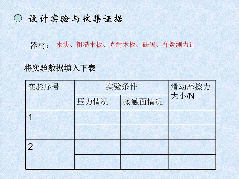 粤教版八年级下册物理  6.4 探究滑动摩擦力 课件第7页