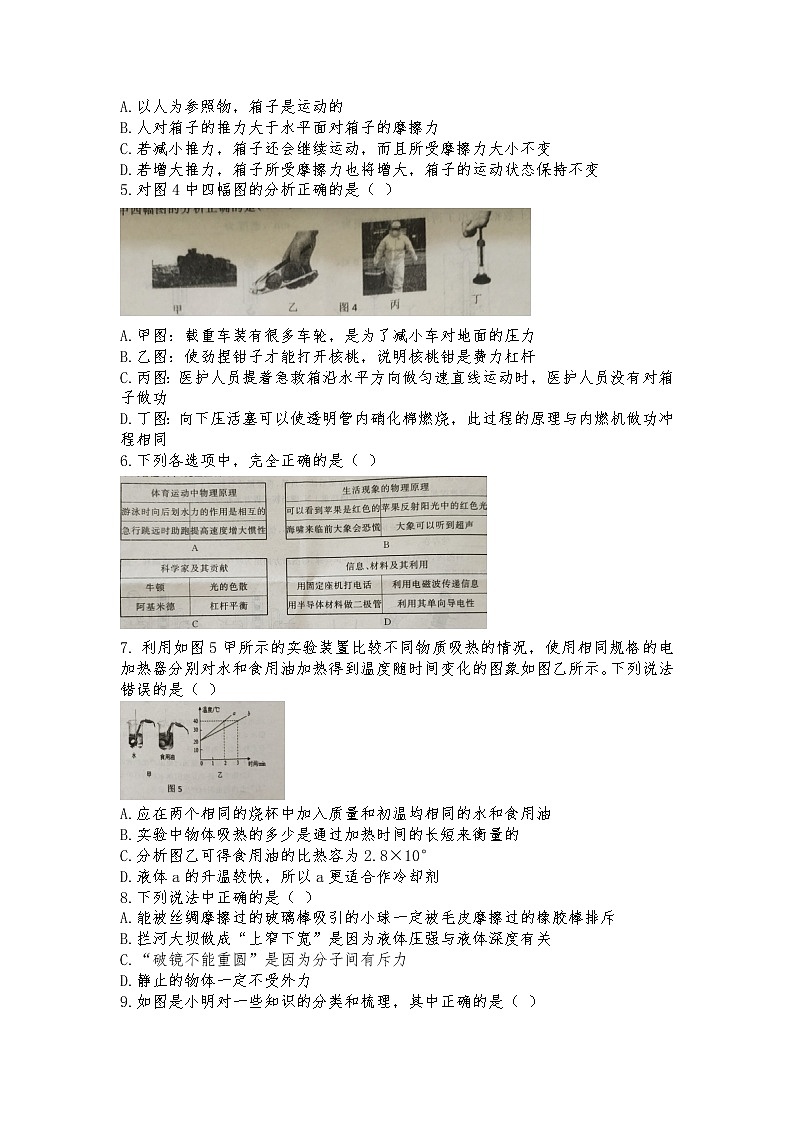 2022年山东省济宁市曲阜市一模物理试题（含答案）第2页