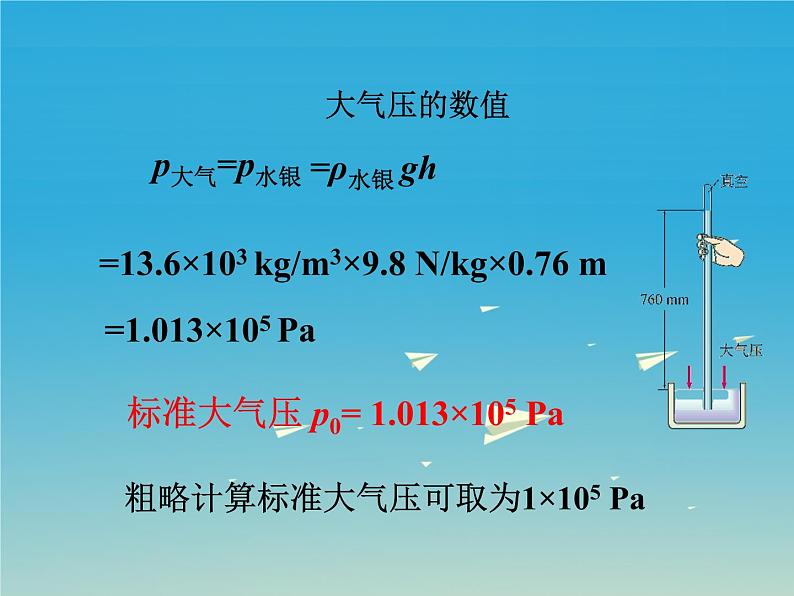 粤教版八年级下册物理  8.3 大气压与人类生活 课件07