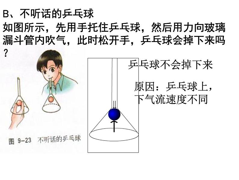 粤教版八年级下册物理  9.4 神奇的升力 课件第7页