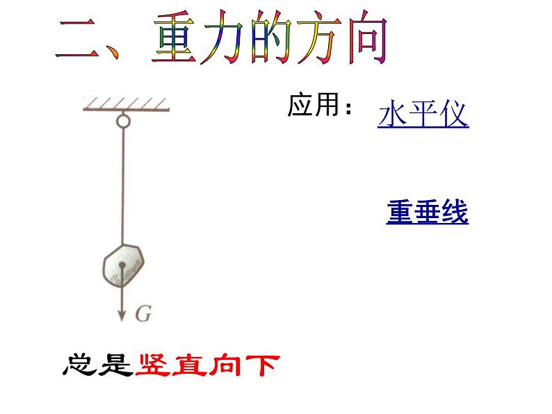 北师大版八下物理 7.3重力  课件第5页