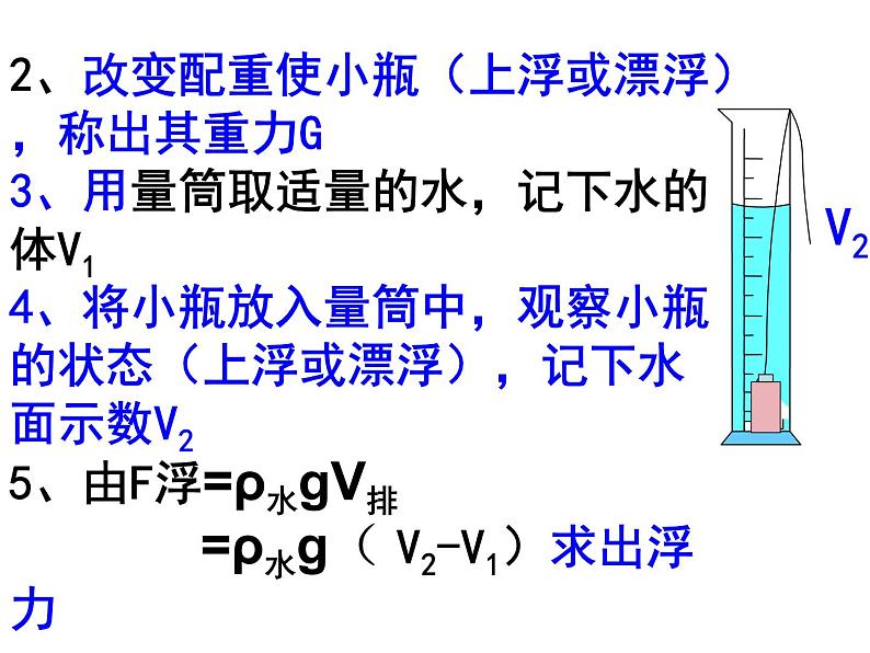 苏科版八年级下册物理 10.5物体的浮于沉 课件第6页