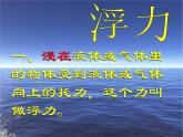 苏科版八年级下册物理 10.4浮力 课件