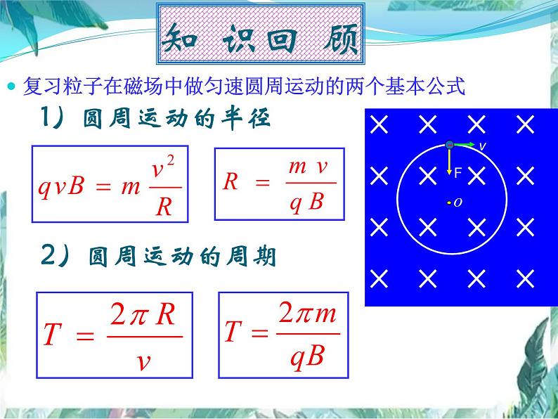 物理专题复习 磁场专题复习课件02