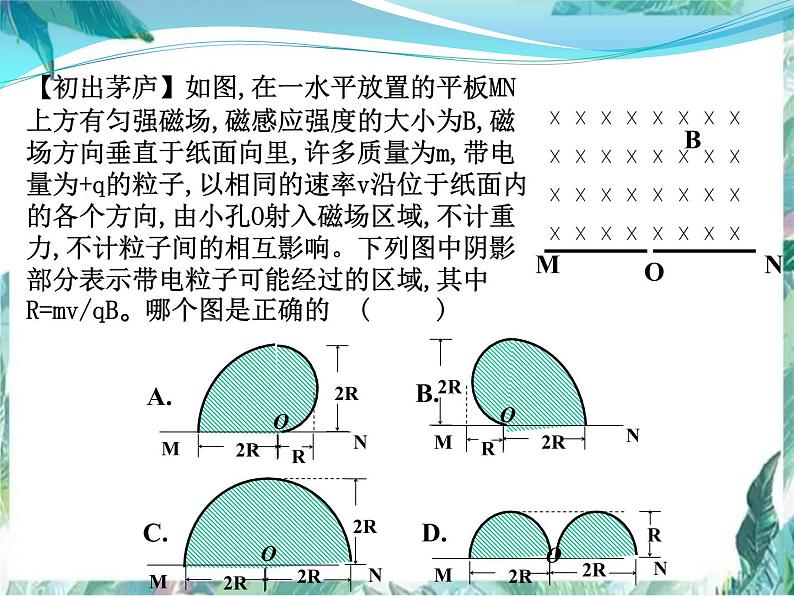 物理专题复习 磁场专题复习课件06