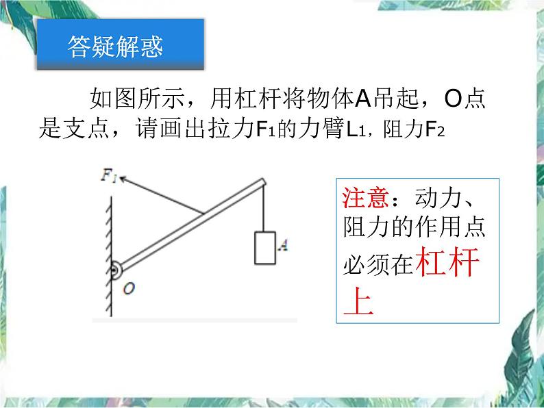 物理 人教版 八年级下册 杠杆作图专项优质复习课件PPT第5页