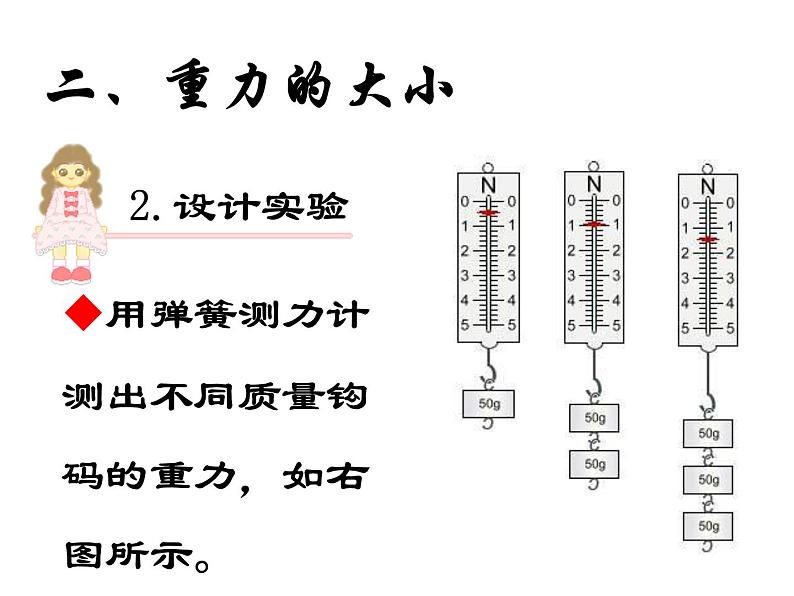 粤教版八年级下册物理  6.3 重力 课件07