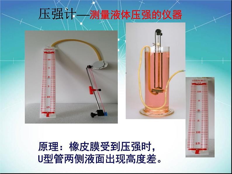 粤教版八年级下册物理  8.2 研究液体的压强 课件第7页