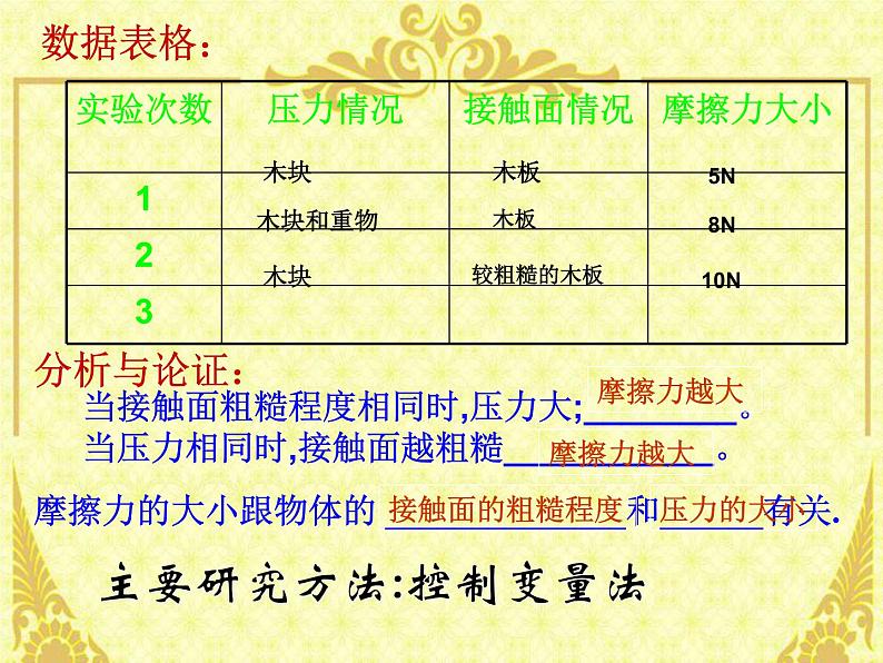 粤教版八年级下册物理  6.4 探究滑动摩擦力 课件第8页