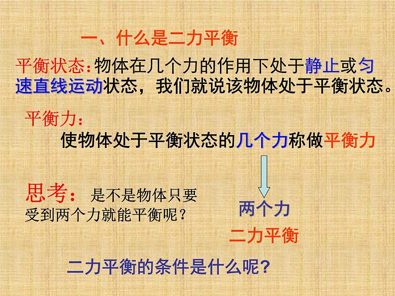 苏科版八年级下册物理 9.1二力平衡 课件第5页