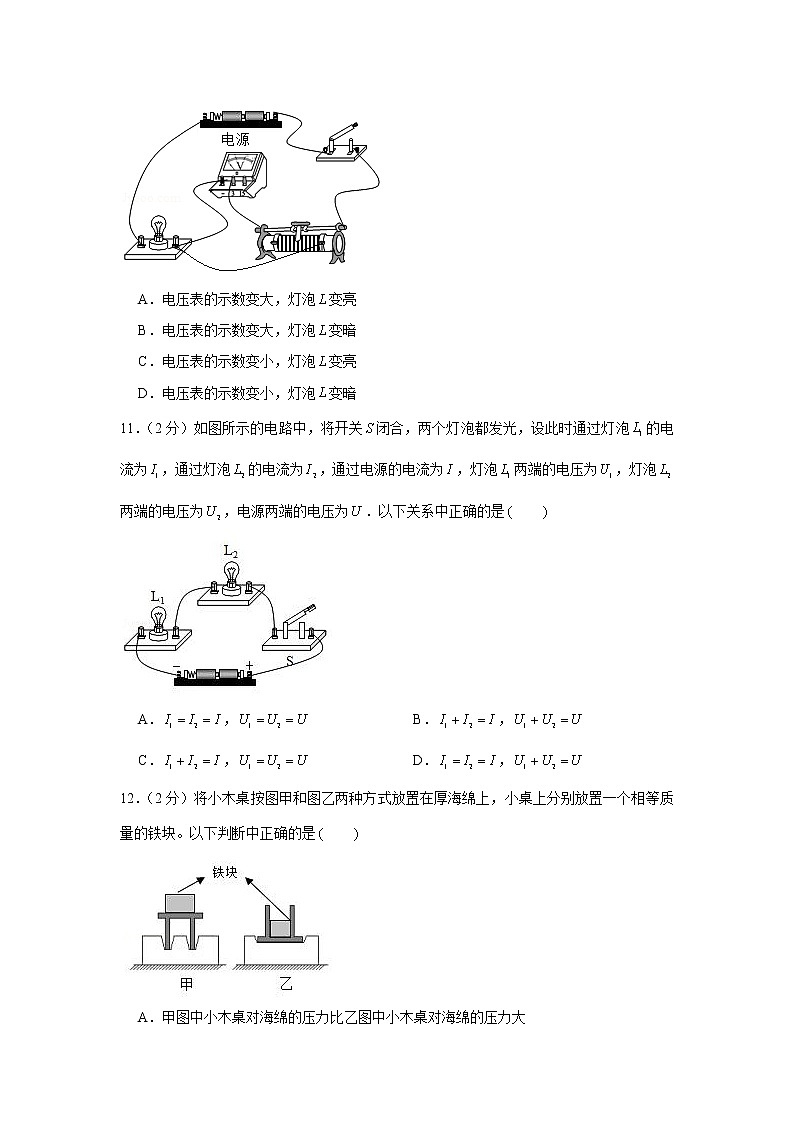 2020年北京市大兴区中考物理一模试卷03