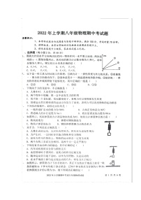 湖南省邵阳市隆回县2021-2022学年八年级下学期期中考试物理试题（含答案）