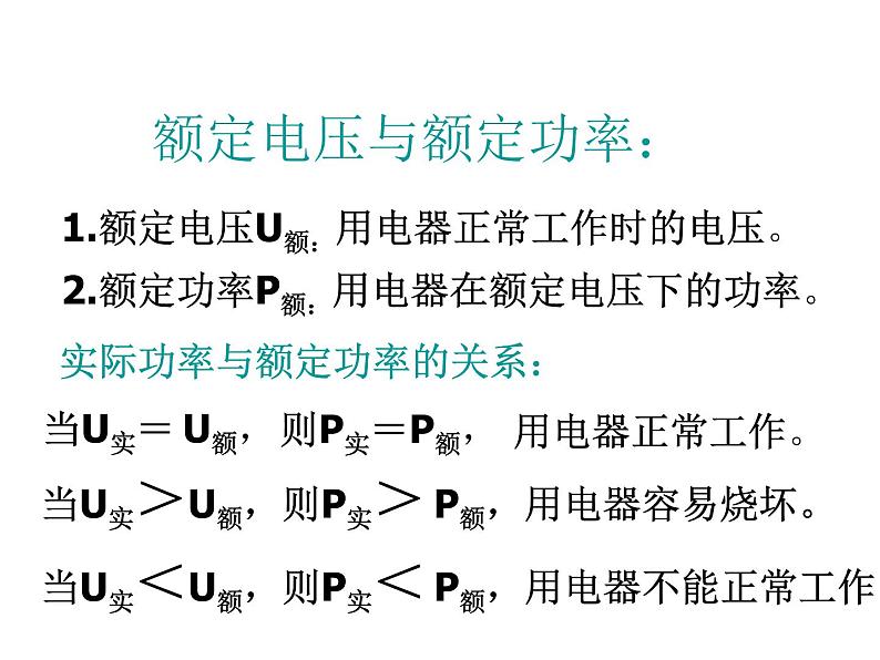 北师大版九年级全册物理  13.2 电功率  课件08