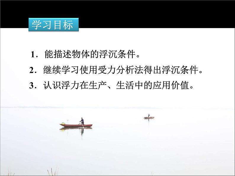 初中物理 北师大2011课标版 八年级 浮力沉浮——课件 省优课件第2页