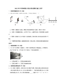 2022年中考物理复习综合性试题汇编之光学（含答案）