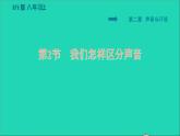 2021秋八年级物理上册第2章声音与环境2.2我们怎样区分声音课件+教案+学案+素材打包10套新版粤教沪版