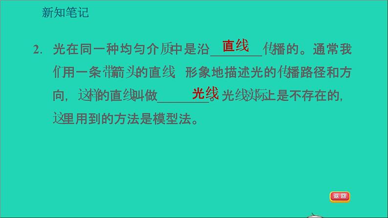 2021秋八年级物理上册第3章光和眼睛3.1光世界巡行习题课件新版粤教沪版20220208126第7页