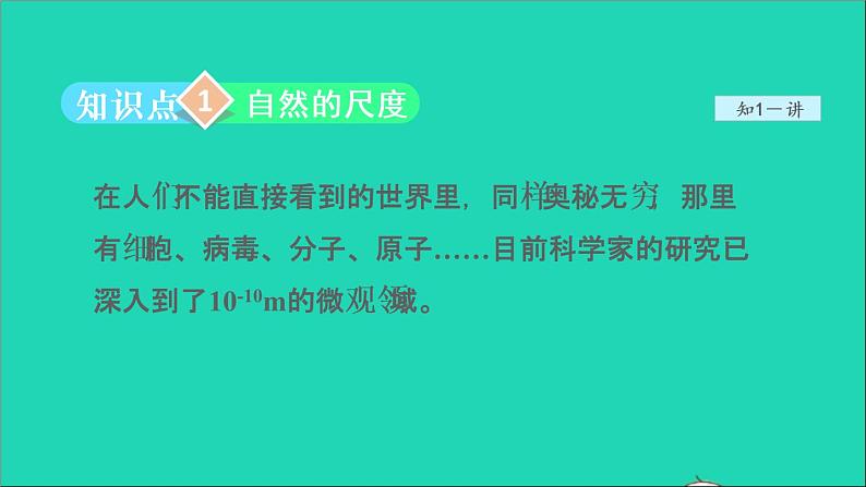 2021秋八年级物理全册第11章小粒子与大宇宙第1节走进微观授课课件新版沪科版第4页