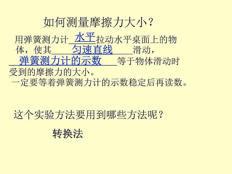 教科版物理八年级下册  7.5 摩擦力 课件07