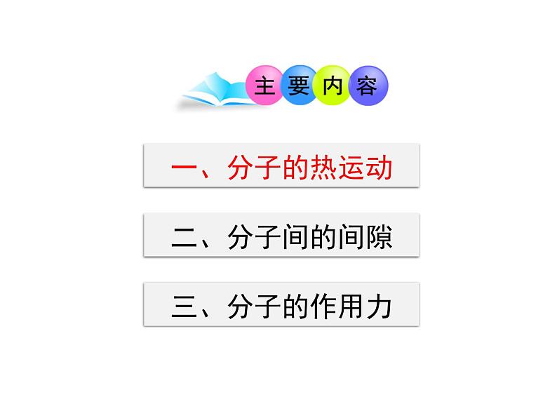 粤教版八年级下册物理  10.2 分子动理论的初步知识 课件第7页