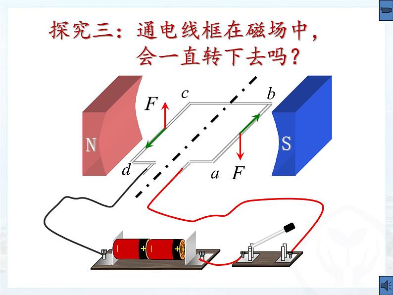 初中物理北师大版九年级《直流电动机》部优课件05