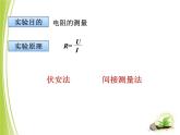 初中物理沪科版九年级《“伏安法”测电阻》部优课件