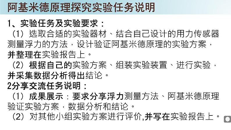 初中物理沪教课标版九年级上册《验证阿基米德原理》部优课件05