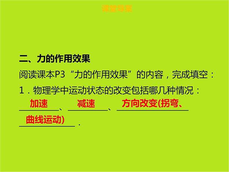 新人教版物理八年级下册第七章力第一节力ppt课件第8页