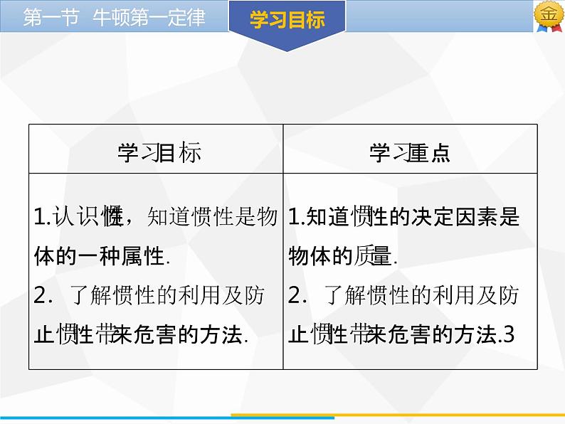 新人教版物理八年级下册第八章运动和力第一节牛顿第一定律(第2课时）ppt课件03