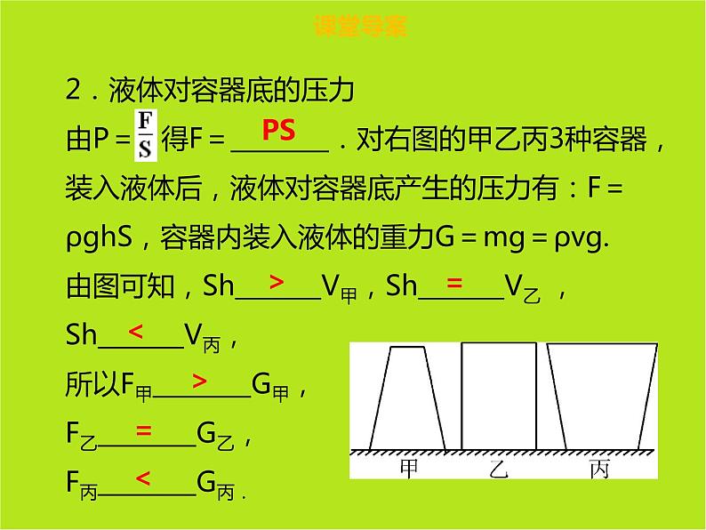 新人教版物理八年级下册第九章压强第二节液体压强（第2课时）ppt课件06