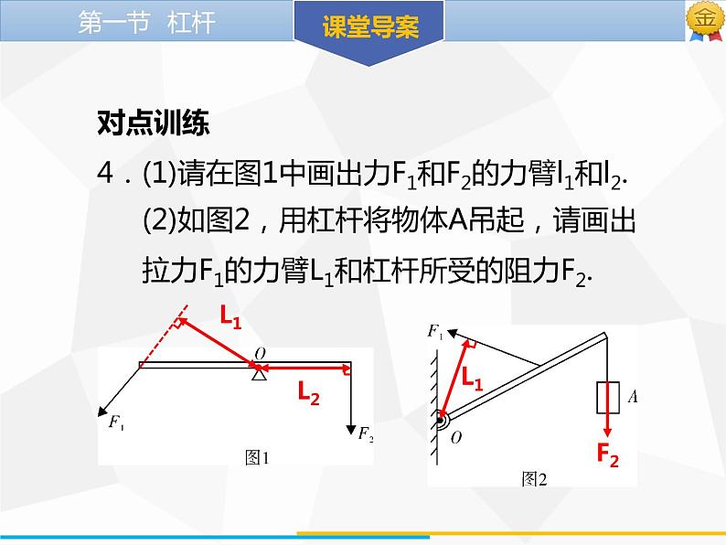 新人教版物理八年级下册第十二章简单机械第一节杠杆（第1课时）ppt课件08