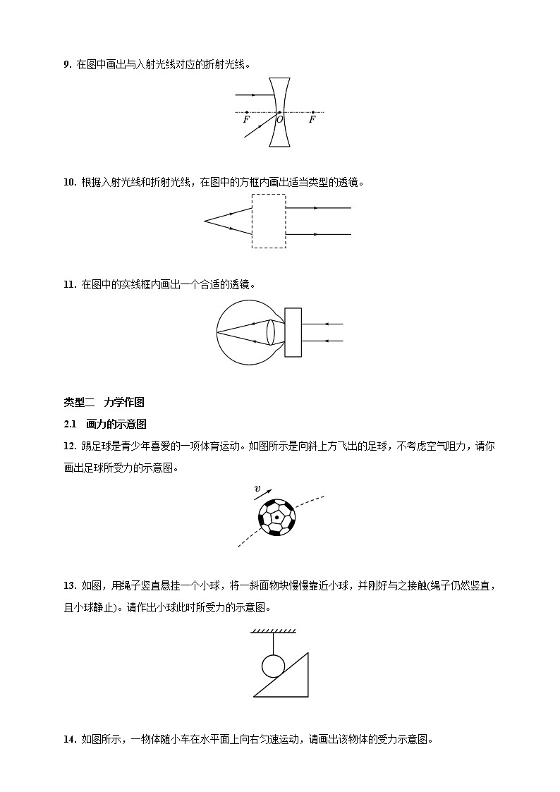 人教版中考物理二轮专题突破复习—专题突破五　作图题(含答案)03