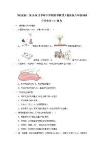 初中物理人教版八年级下册第七章 力7.2 弹力课时训练