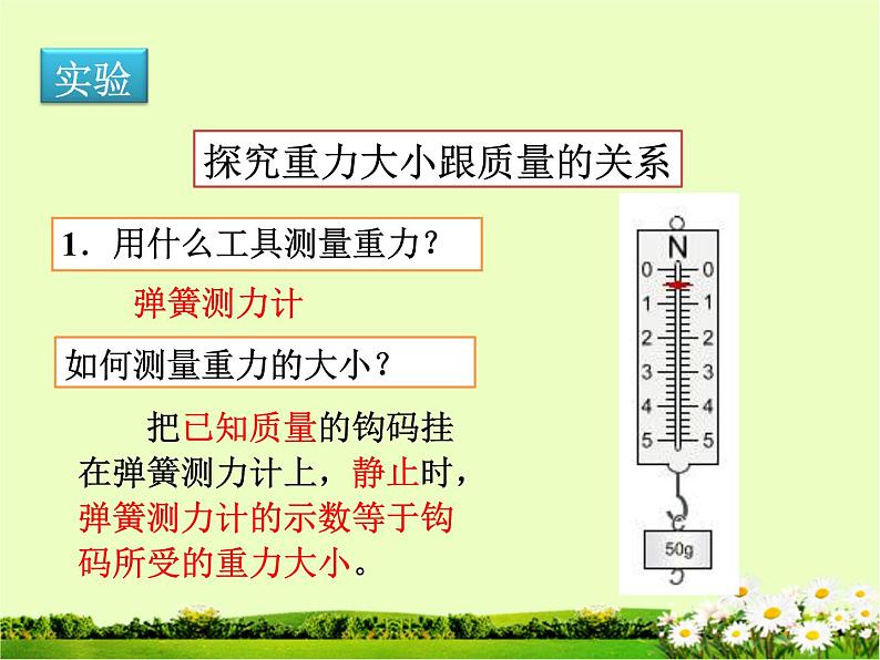 教科版八下物理  7.4 重力 课件06