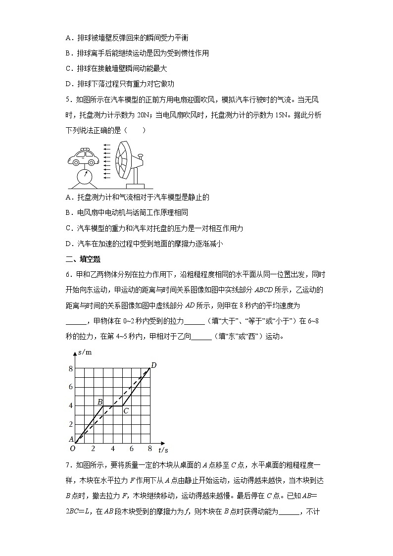 2022年浙江省杭州市临平区中考一模物理试题(word版含答案)02