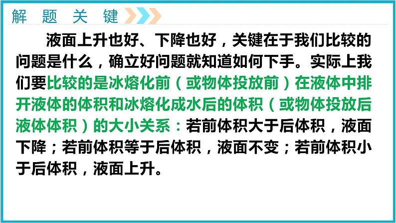 2022年中考物理专题复习——浮力之液面变化问题课件PPT第4页